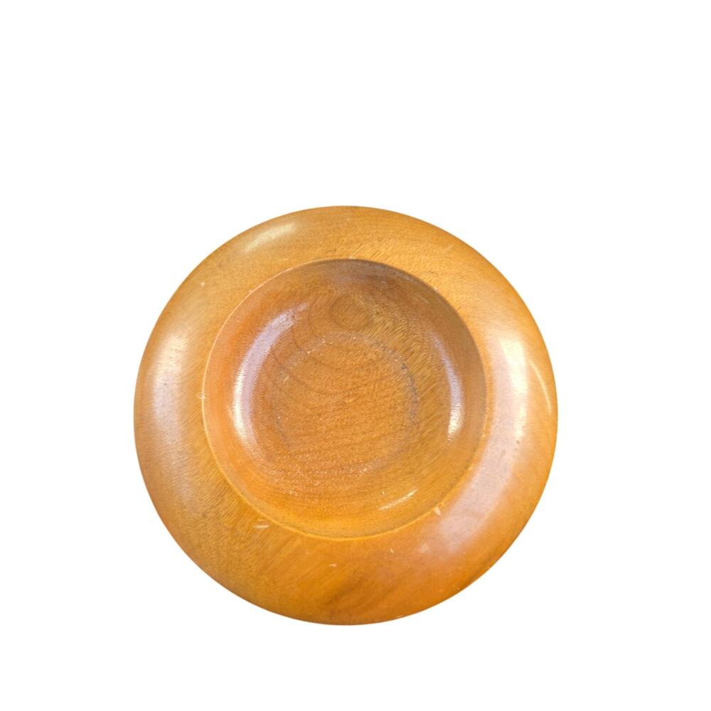 Beaumonts Myrtlewood Bowl Oregon Coast Bay Small Wooden Dish Vintage